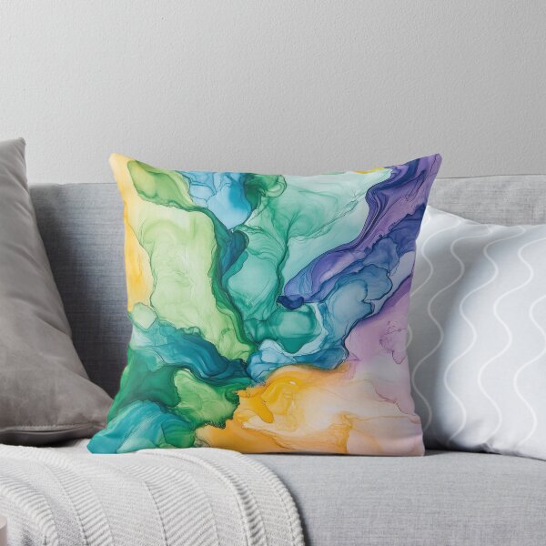 Item preview, Vibrant colors intertwine in an artistic dance on an abstract and luminous canvas designed and sold by Jerhus.