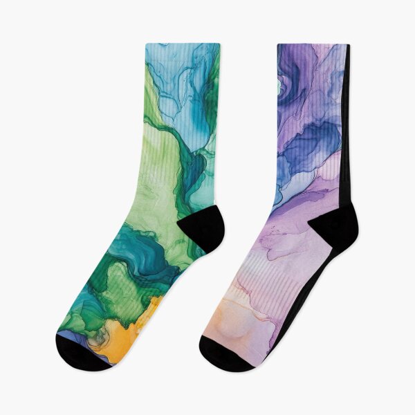 Item preview, Vibrant colors intertwine in an artistic dance on an abstract and luminous canvas designed and sold by Jerhus.
