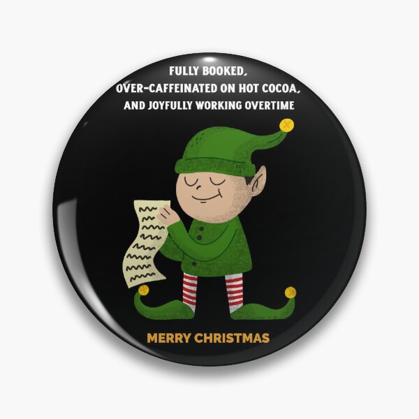 Item preview, Winter: Christmas Elf Fully Booked, Over-Caffienated On Hot Cocoa and Joyfully Working Overtime designed and sold by AlfredsTees.