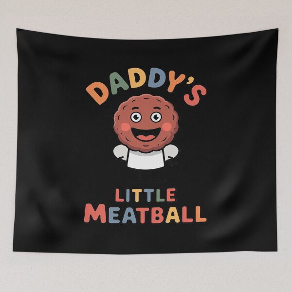 Item preview, Kids Meatball Italian Baby Food Lover Daddy’s Little Meatball  designed and sold by KotexTemu.
