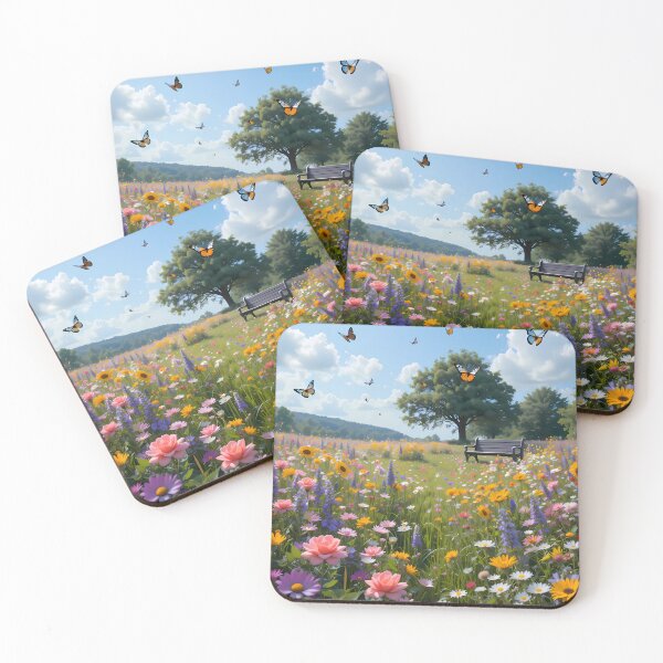 Item preview, Read Enchanting Scenes Books Blooming Among Beautiful Flowers designed and sold by ART ATTACK ZONE.