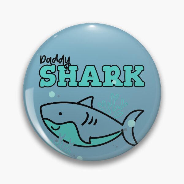 Item preview, DADDY SHARK Handsome Dad designed and sold by JusTiceT-shirts.
