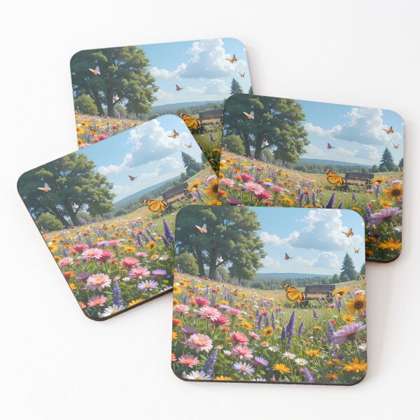 Item preview, Write Enchanting Scenes Books Blooming Among Beautiful Flowers designed and sold by ART ATTACK ZONE.