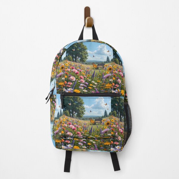 Item preview, Write Enchanting Scenes Books Blooming Among Beautiful Flowers designed and sold by ART ATTACK ZONE.