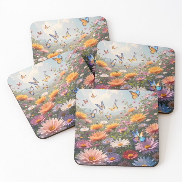 Item preview, Morning Enchanting Scenes Books Blooming Among Beautiful Flowers designed and sold by ART ATTACK ZONE.