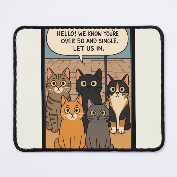 Item preview, Cat Owner Lover Over 50 Single with Cats Kittens Vintage designed and sold by SunfullyYours.