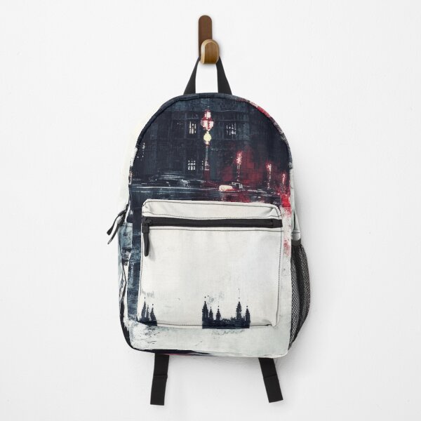 Item preview, A visit to a city in the rain with the silhouette of a man near Big Ben in London designed and sold by Jerhus.