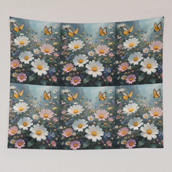 Item preview, Yellow Enchanting Scenes Books Blooming Among Beautiful Flowers designed and sold by ART ATTACK ZONE.