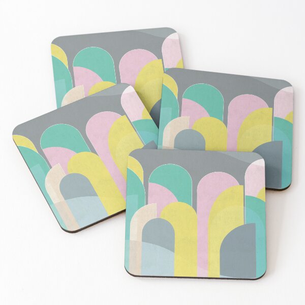 Item preview, geometric art pastel colors designed and sold by Animaletto81.