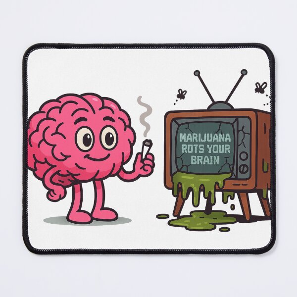 Item preview, Healthy Brain vs Rotten TV Cartoon designed and sold by Sonic Nova Studios.
