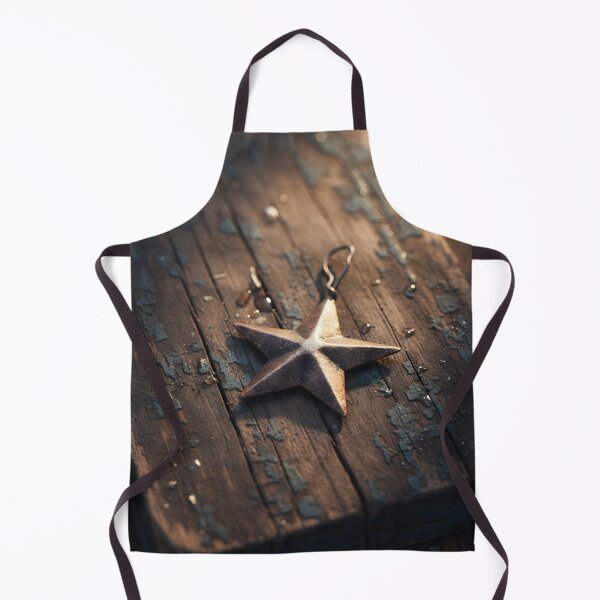 Item preview, Rusty Metal Star Ornament on Weathered Wood designed and sold by homydesign.
