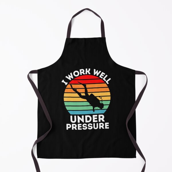 Item preview, I Work Well Under Pressure Scuba Diving Diver designed and sold by MelanieMiram1.