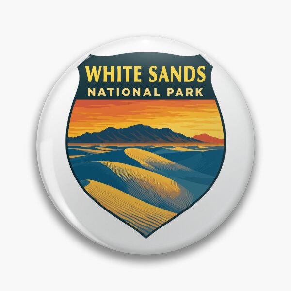Item preview, White Sands National Park Desert Dunes Sticker designed and sold by Ismeal Von.