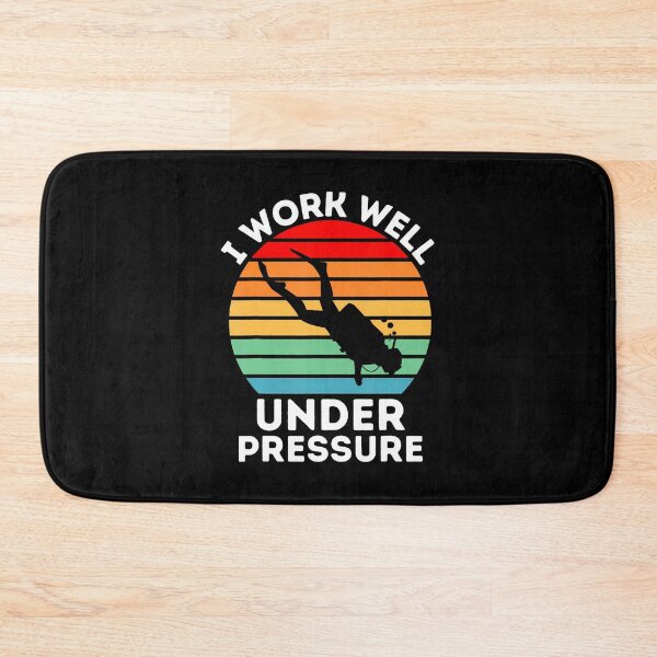 Item preview, I Work Well Under Pressure Scuba Diving Diver designed and sold by MelanieMiram1.