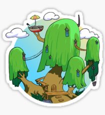 Tree house Adventure time Sticker