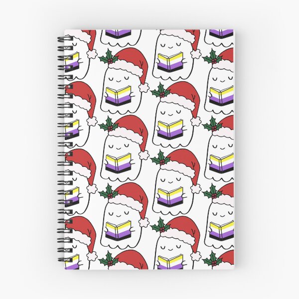 Item preview, Non-Binary Santa Hat Ghost designed and sold by Cannaxes Studio.