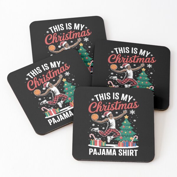Item preview, This Is My Christmas Pyjama Basketball Player Plaid  designed and sold by BeetleMalon.