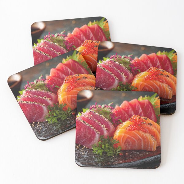 Item preview, Fresh tuna sushi presented with a touch of creativity in an elegant setting designed and sold by Jerhus.
