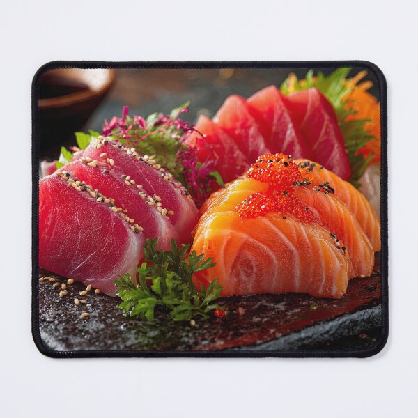 Item preview, Fresh tuna sushi presented with a touch of creativity in an elegant setting designed and sold by Jerhus.