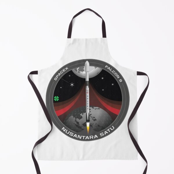 Item preview, SpaceX Falcon 9 Nusantara Satu Satellite Launch Patch designed and sold by CharlieDesings.
