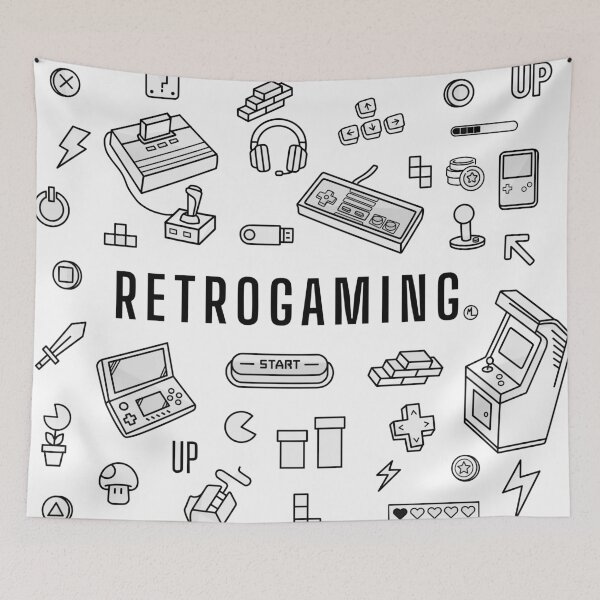 Item preview, Minimalist Retro Gaming – Vintage Consoles & Video Games designed and sold by Les-Vedettes.