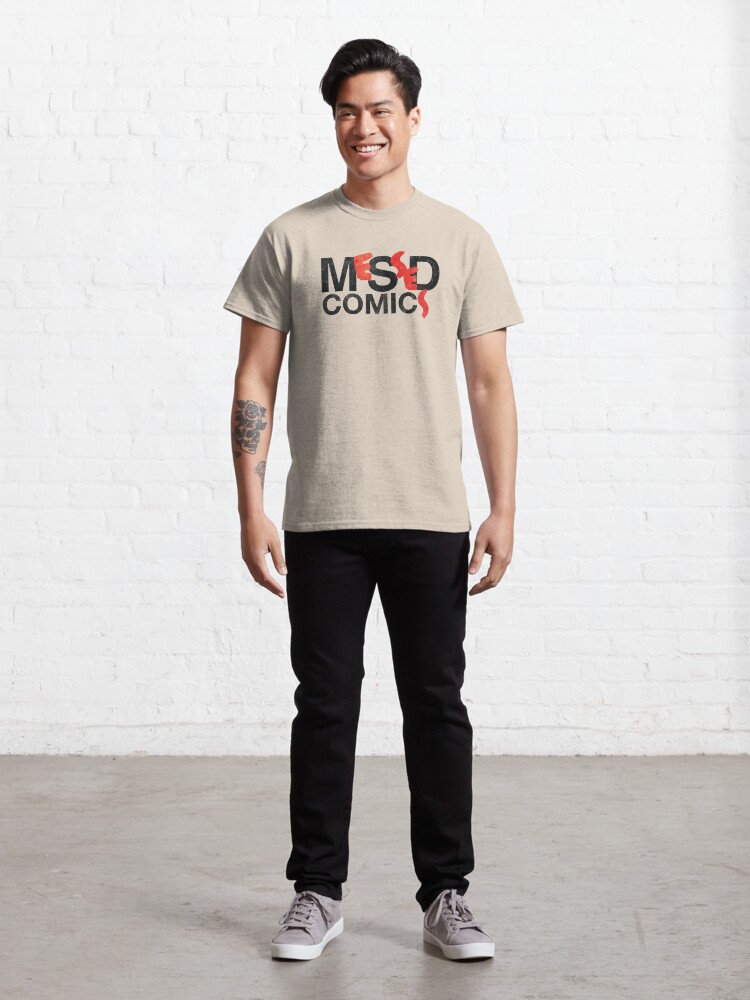 Alternate view of MeSseD Comics Logo Wear Classic T-Shirt