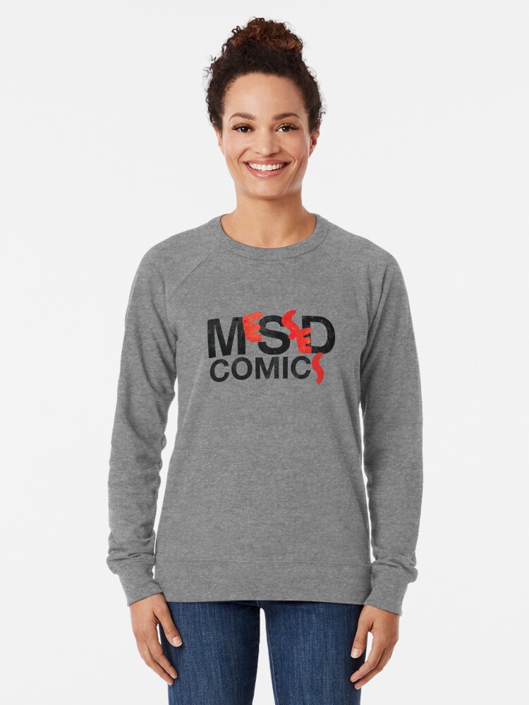 Alternate view of MeSseD Comics Logo Wear Lightweight Sweatshirt