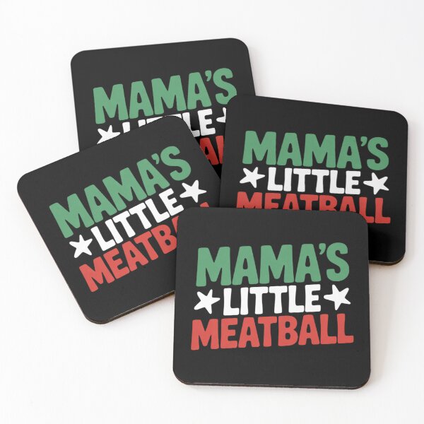 Item preview, Mama Little Meatball Italian Mom Sayings Boys Kids Girl  designed and sold by KotexTemu.