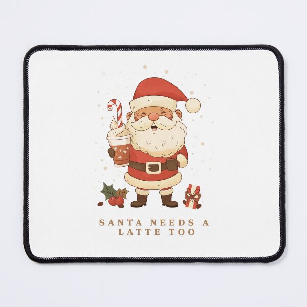 Item preview, Santa Needs Coffee – Fun Coffee Christmas Design designed and sold by LWDesignLab.
