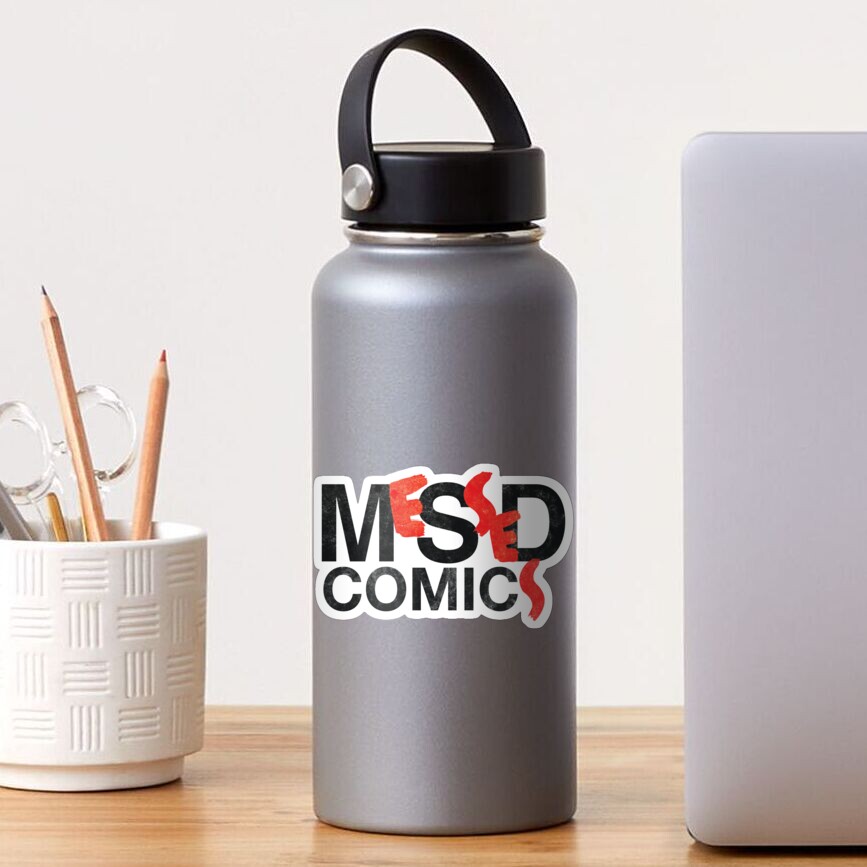 MeSseD Comics Logo Wear Sticker