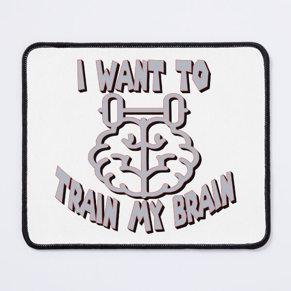 Item preview, I Want to Train My Brain – Brain Training & Mind Exercise Design – Puzzle & Learning Gift designed and sold by sednalafandy79.