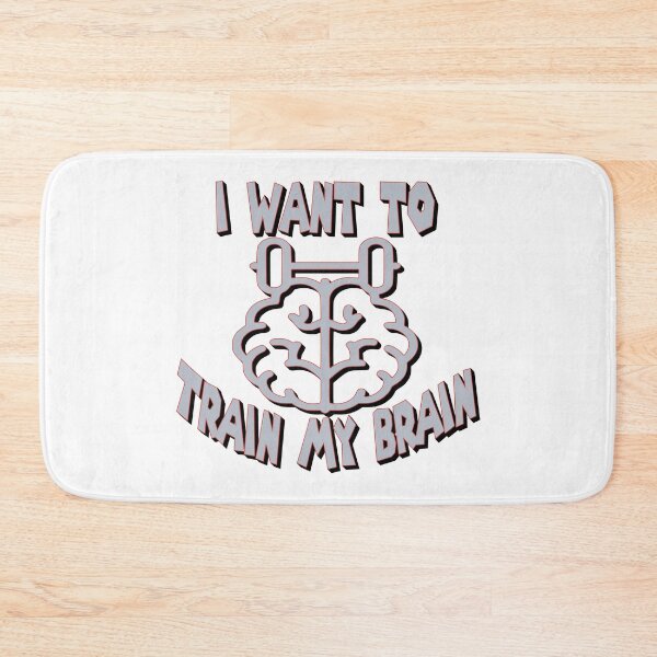 Item preview, I Want to Train My Brain – Brain Training & Mind Exercise Design – Puzzle & Learning Gift designed and sold by sednalafandy79.