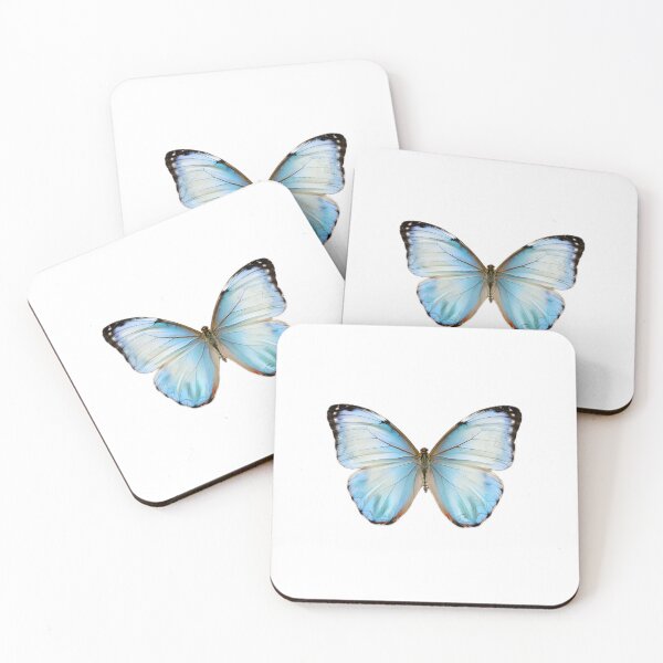 Item preview, Pale Blue Morpho Butterfly Overhead designed and sold by homydesign.