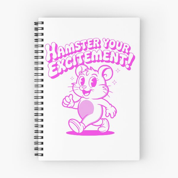 Item preview, Hamster Your Excitement — Retro Rubber Hose Pet Cartoon designed and sold by Mdozet.
