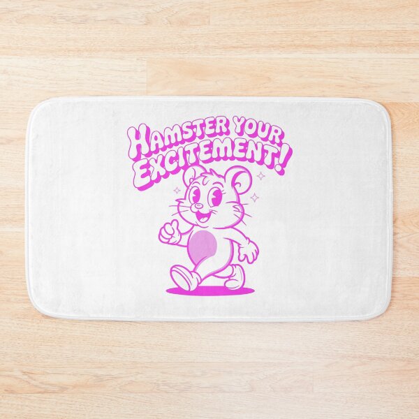 Item preview, Hamster Your Excitement — Retro Rubber Hose Pet Cartoon designed and sold by Mdozet.