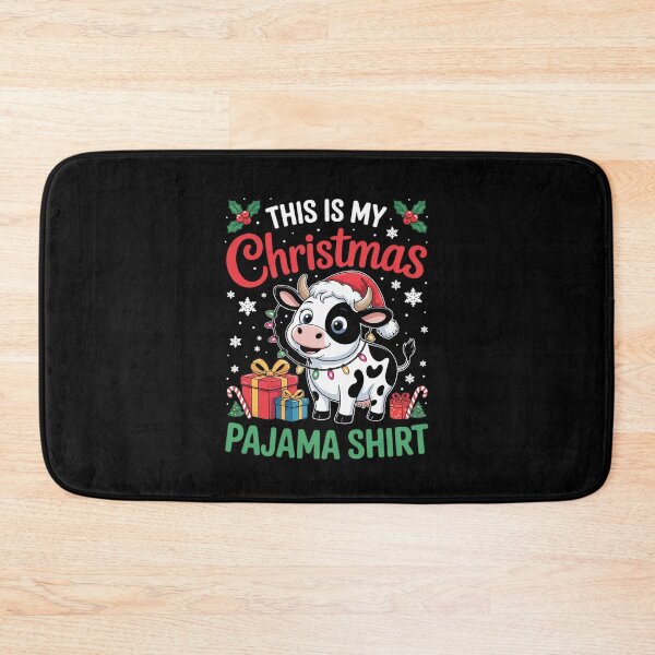 Item preview, This Is My Christmas Pyjama Santa Xmas Lights Cow  designed and sold by PowAcademy.