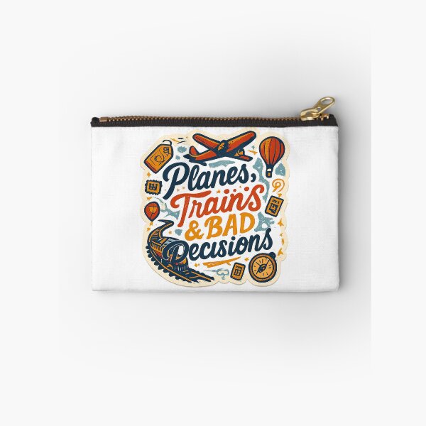 Item preview, Planes, Trains & Bad Decisions Adventure Vintage Travel designed and sold by Retro-Anime9.