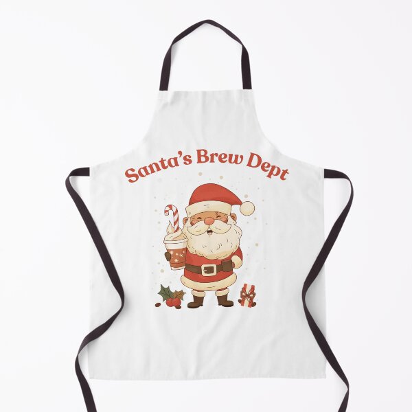 Item preview, Santa Barista – Fun Coffee Christmas Design designed and sold by LWDesignLab.