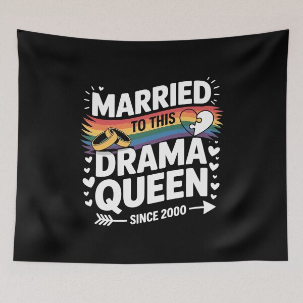 Item preview, Married Since 2000 LGBT Wedding Lesbian Gay Couples Matching  designed and sold by KotexTemu.