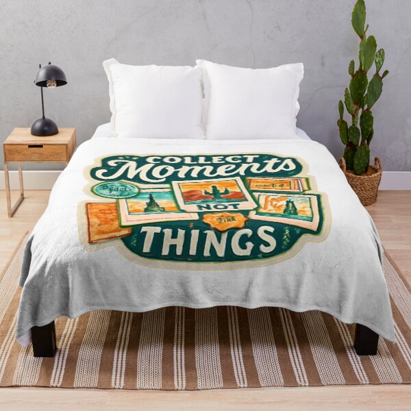 Item preview, Collect Moments, Not Things Adventure Vintage Travel designed and sold by Retro-Anime9.