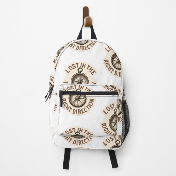 Item preview, Lost in the right direction Compass Adventure Vintage Travel designed and sold by Retro-Anime9.