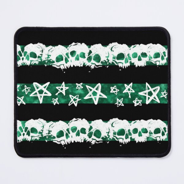 Item preview, Green Star Skull – Alternative Graphic Design for Streetwear & Accessories designed and sold by OOctopusStore.