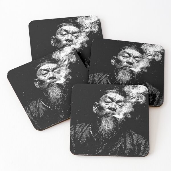 Item preview, The OG God of War: Badass Guan Yu Smoking Art designed and sold by t5uisiu.