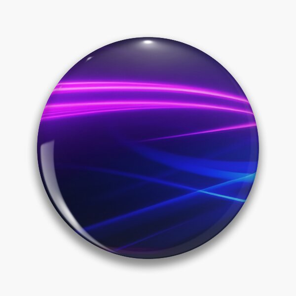 Item preview, Abstract flowing neon light trails in purple and blue designed and sold by homydesign.