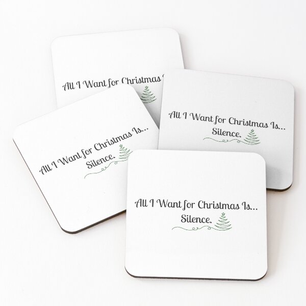 Item preview, All I Want for Christmas Is… Silence designed and sold by Meeseeeks.