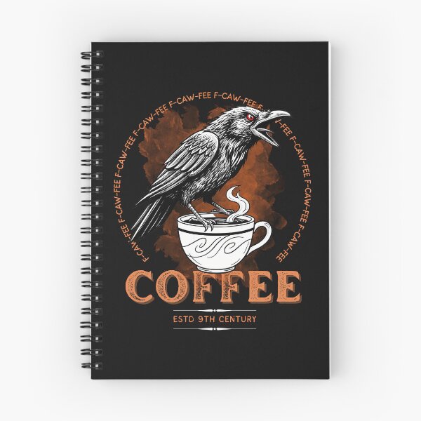 Item preview, Raven Coffee Humor F-Caw-Fee Vintage Design designed and sold by MTJ-Mushrooms.