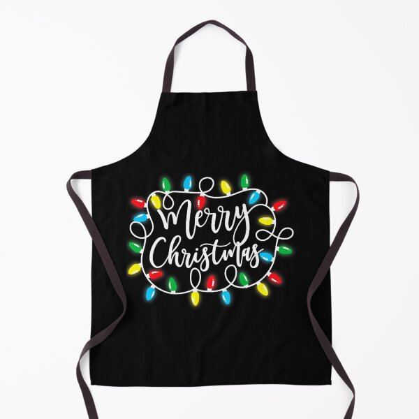 Item preview, Merry Christmas Light Script Colorful Holiday Glow designed and sold by nojany.