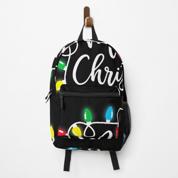 Item preview, Merry Christmas Light Script Colorful Holiday Glow designed and sold by nojany.