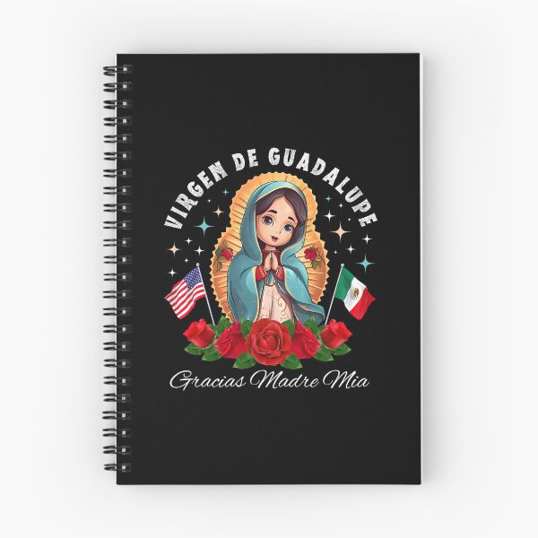 Item preview, Guadalupe Virgen Portrait Floral Gracias Madre Tribute designed and sold by nojany.