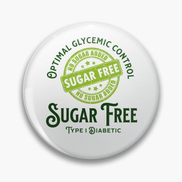 Item preview, Type 1 Diabetic – Sugar Free Green Stamp designed and sold by TheOrthoDoctor.